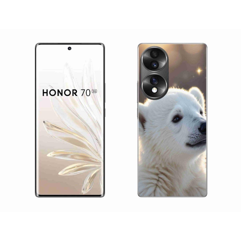 Gélový kryt mmCase na Honor 70 - ľadový medveď
