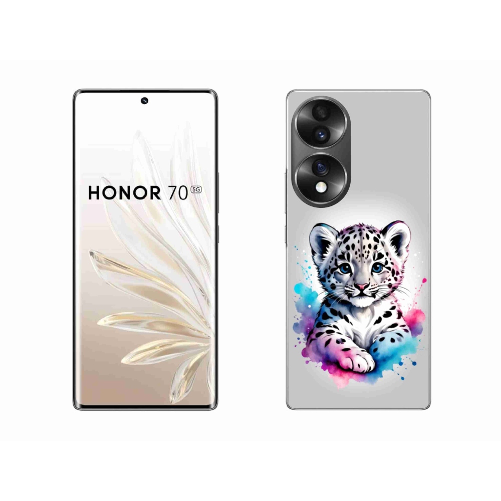 Gélový kryt mmCase na Honor 70 - leopardej mláďa