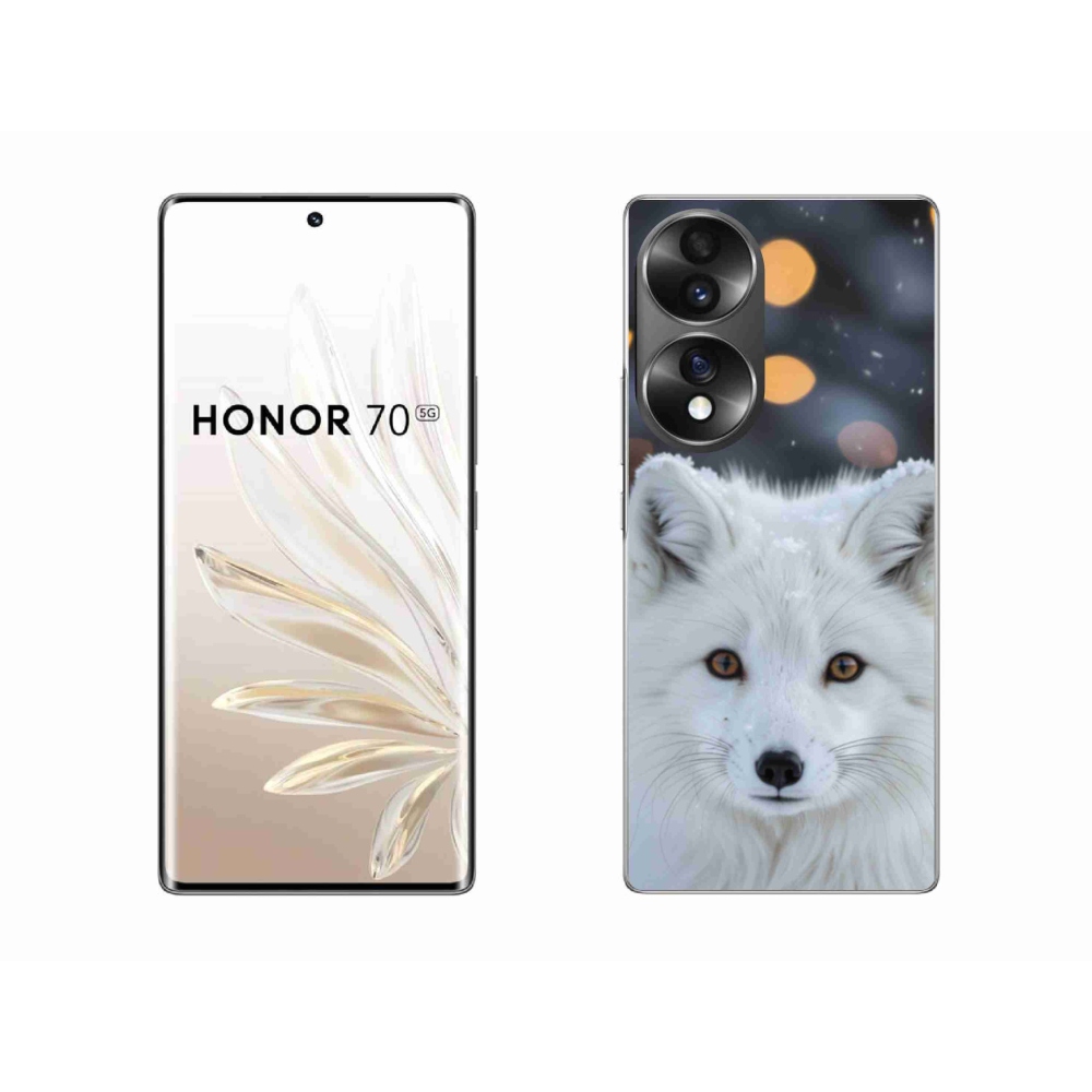 Gélový kryt mmCase na Honor 70 - líška polárna