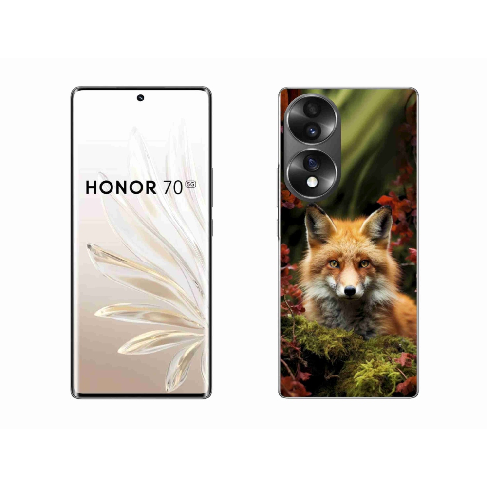 Gélový kryt mmCase na Honor 70 - líška v lese