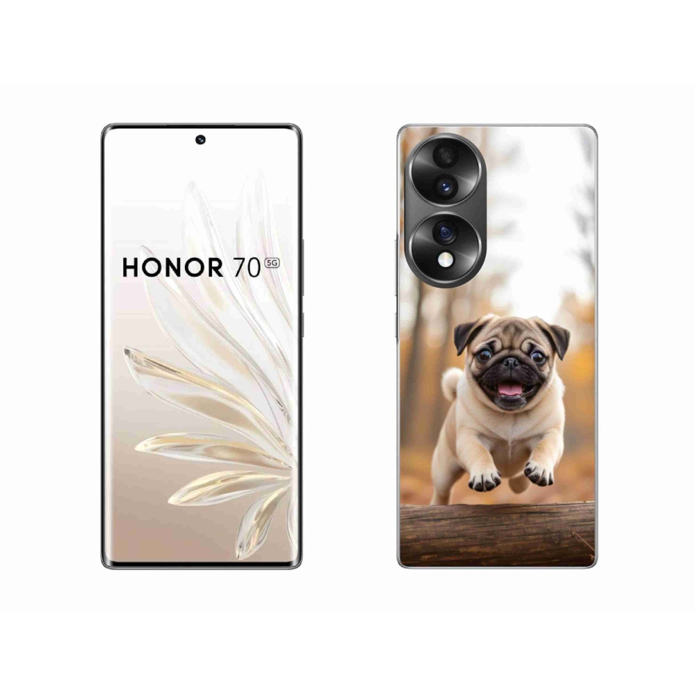 Gélový kryt mmCase na Honor 70 - mops 2