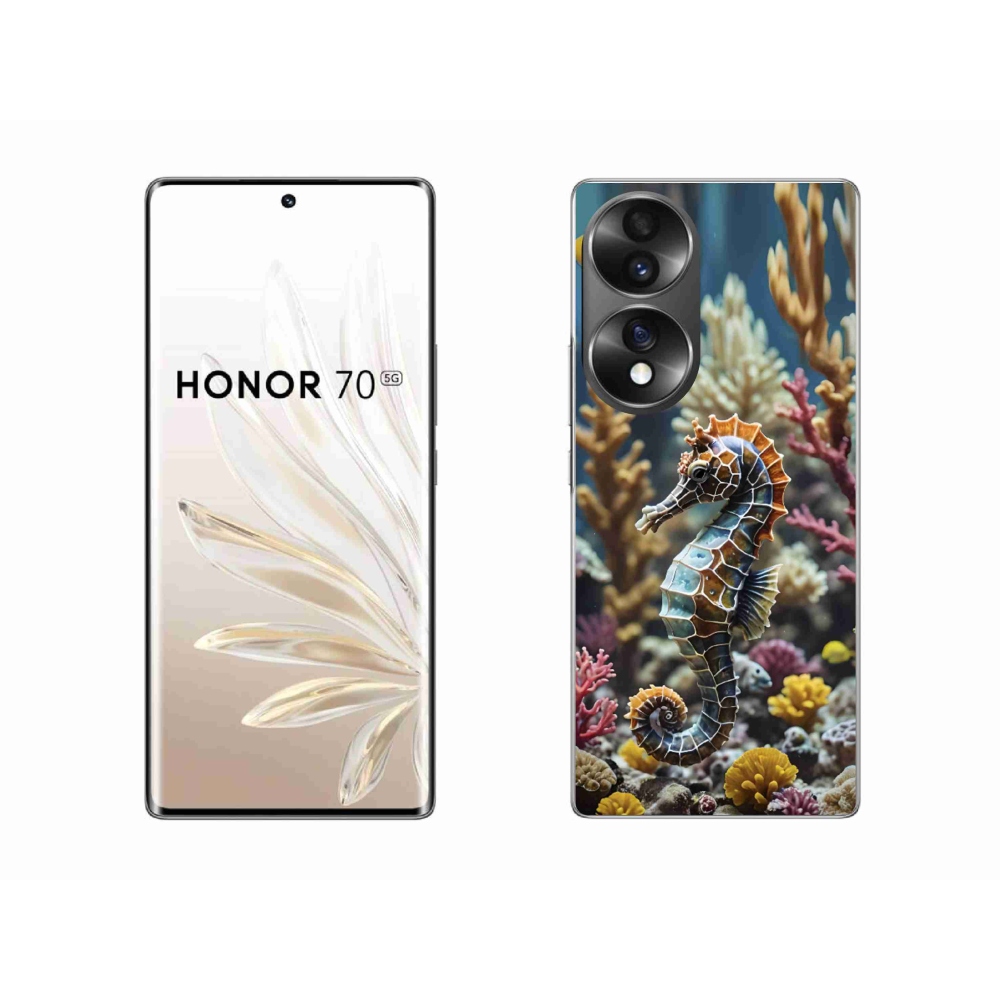 Gélový kryt mmCase na Honor 70 - morský koník 2