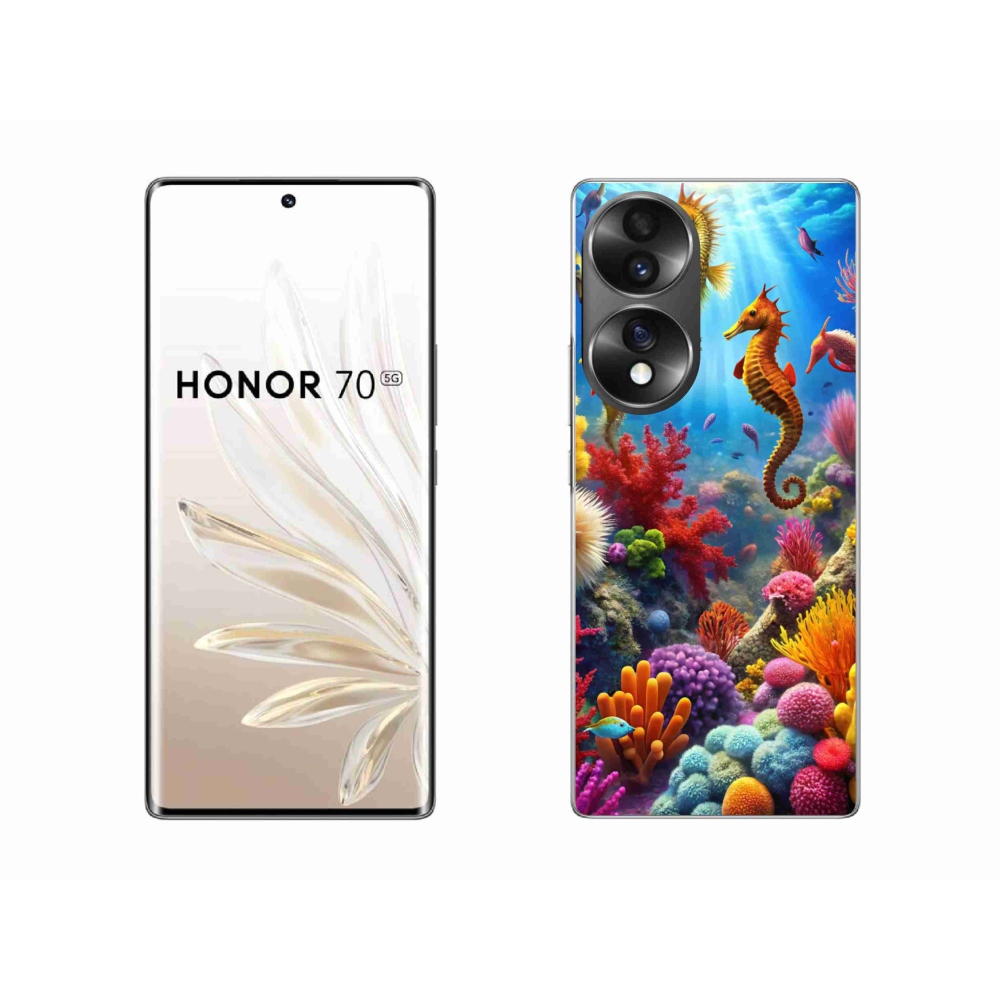 Gélový kryt mmCase na Honor 70 - morský svet 3
