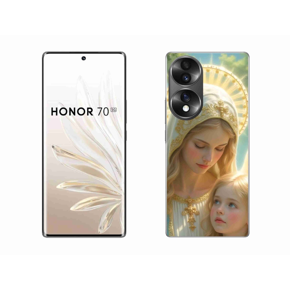 Gélový kryt mmCase na Honor 70 - náboženský motív 2