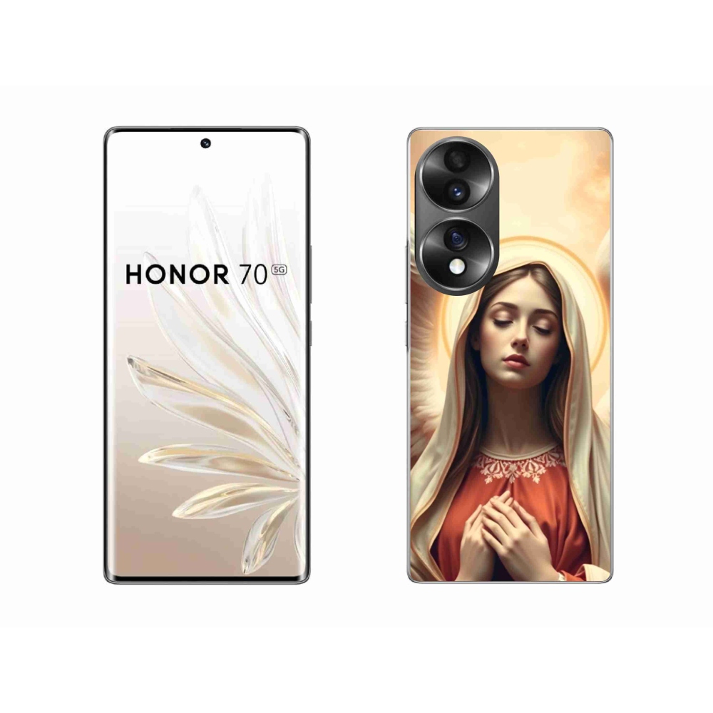 Gélový kryt mmCase na Honor 70 - náboženský motív