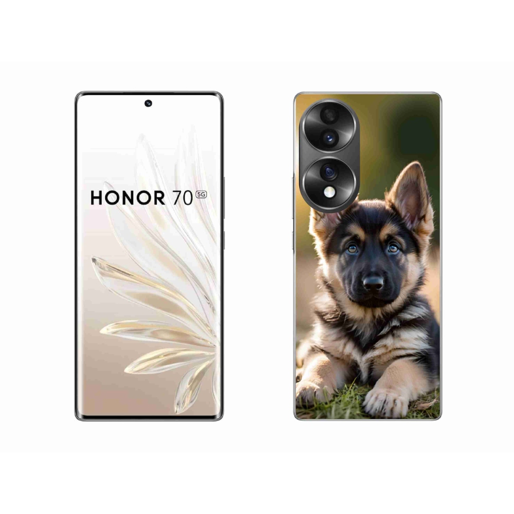 Gélový kryt mmCase na Honor 70 - nemecký ovčiak v prírode