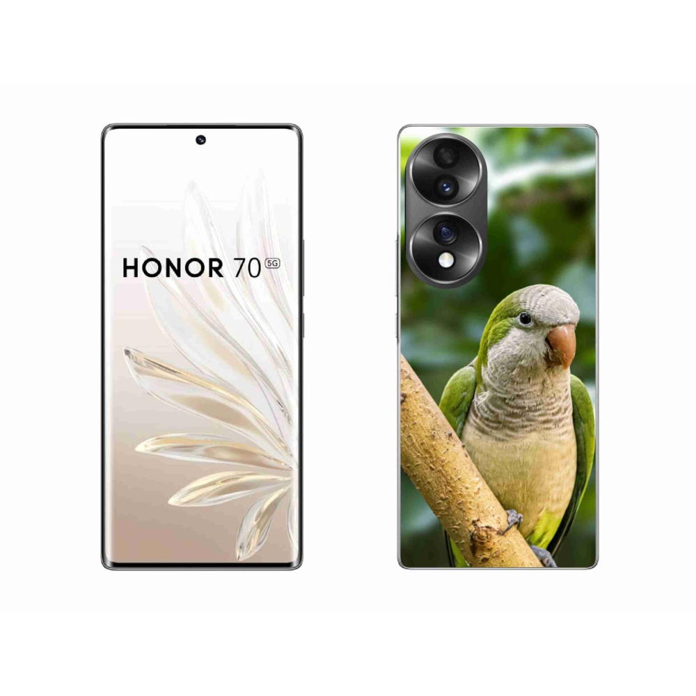 Gélový kryt mmCase na Honor 70 - papagáj mníšok