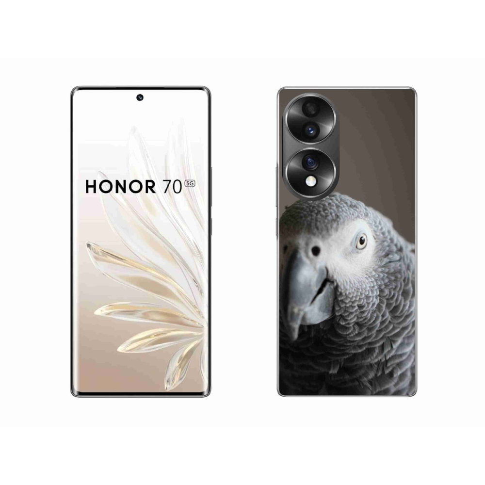 Gélový kryt mmCase na Honor 70 - papagáj žako 2