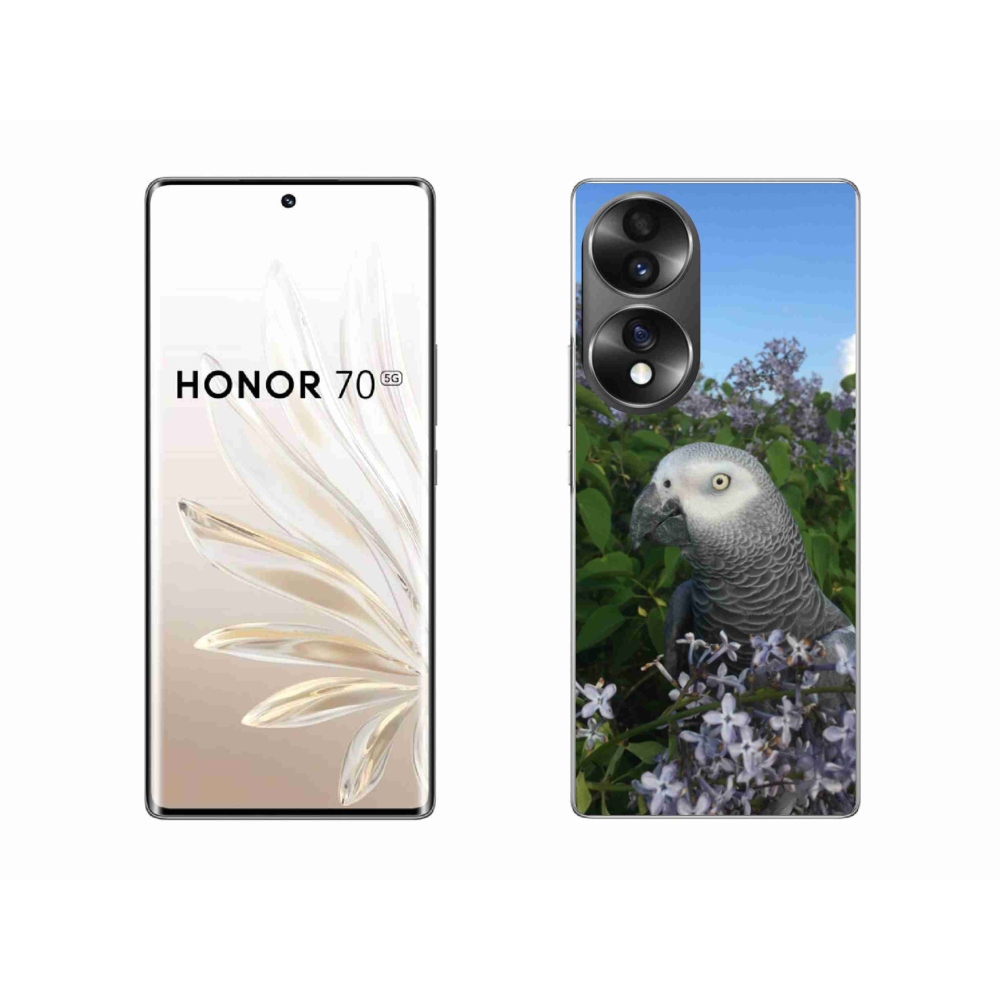 Gélový kryt mmCase na Honor 70 - papagáj žako