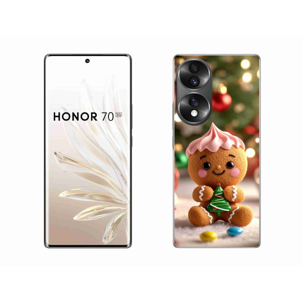 Gélový kryt mmCase na Honor 70 - perníček