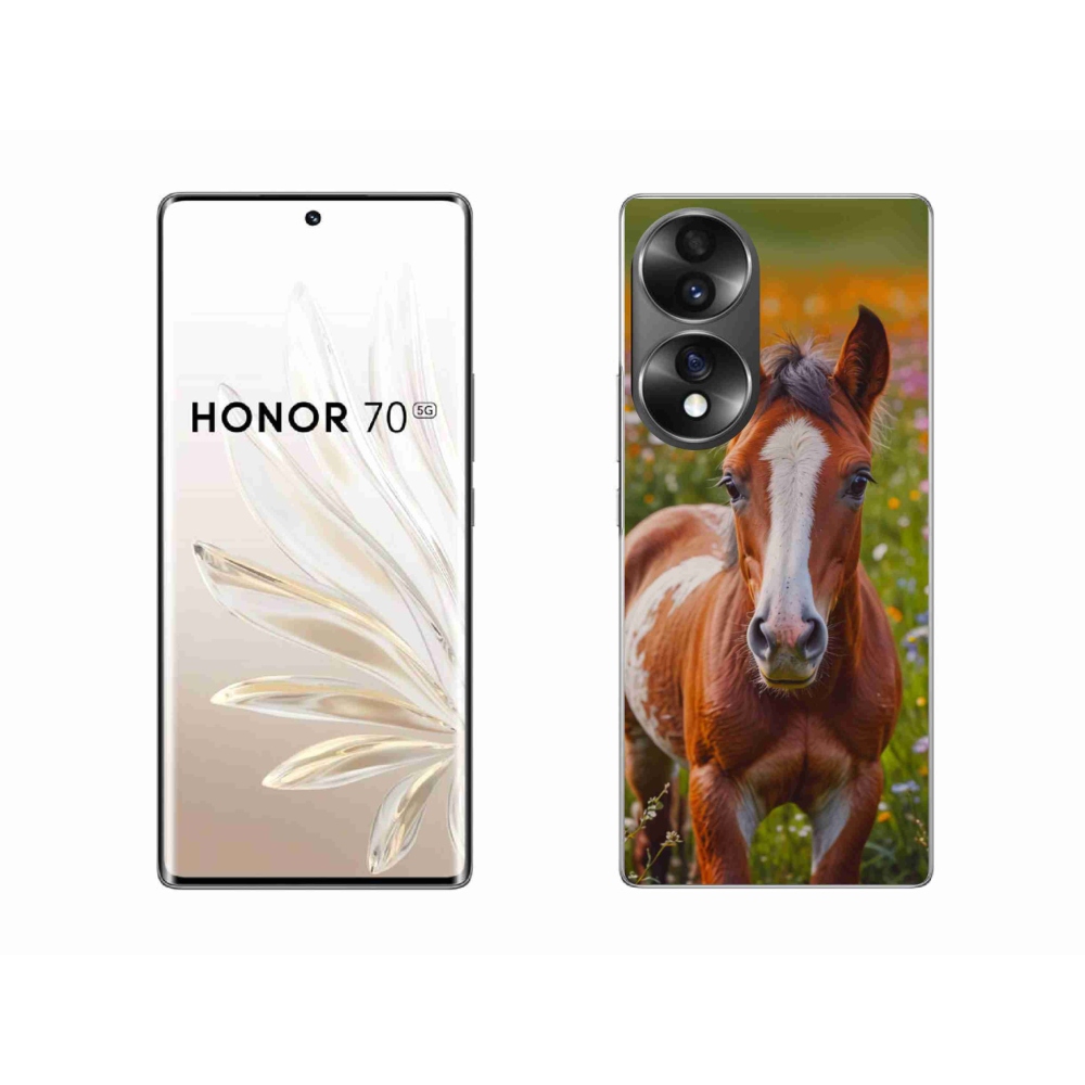 Gélový kryt mmCase na Honor 70 - roztomilé žriebä