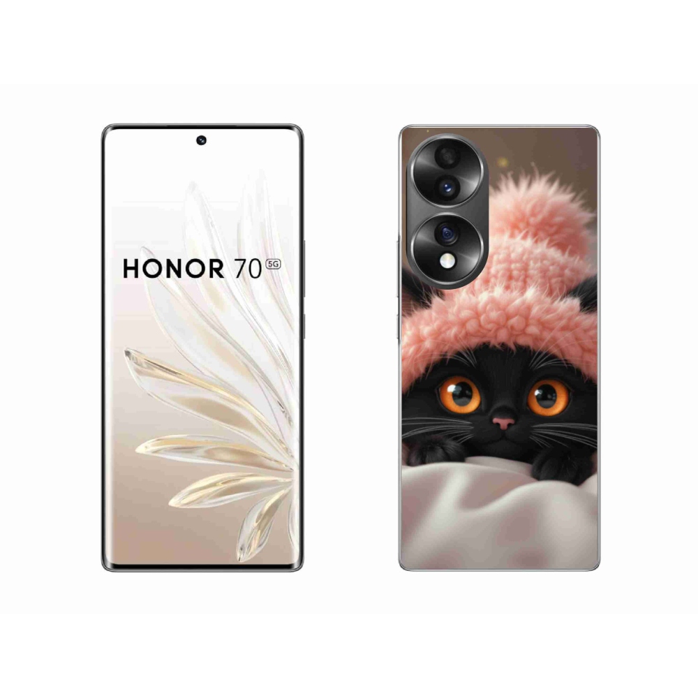 Gélový kryt mmCase na Honor 70 - roztomilé mačiatko 7