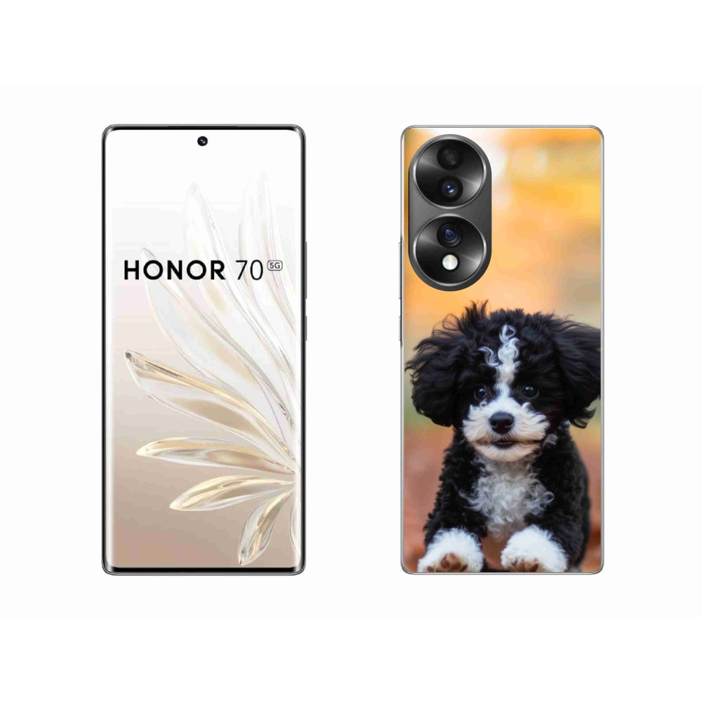 Gélový kryt mmCase na Honor 70 - roztomilé šteňa 2