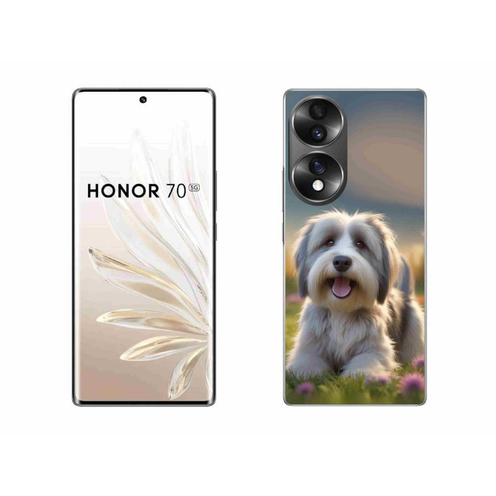 Gélový kryt mmCase na Honor 70 - roztomilý havanský psík