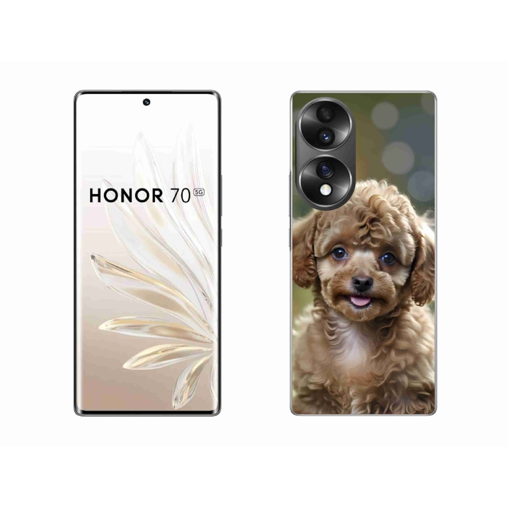 Gélový kryt mmCase na Honor 70 - roztomilý pudel