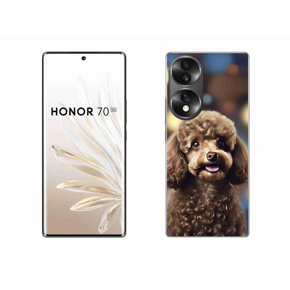 Gélový kryt mmCase na Honor 70 - roztomilý pudel