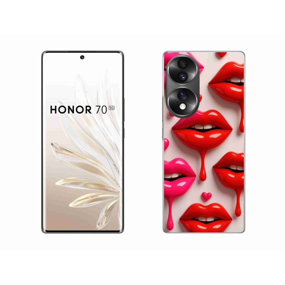 Gélový kryt mmCase na Honor 70 - pery 2