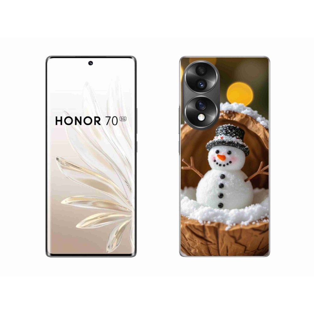 Gélový kryt mmCase na Honor 70 - snehuliak 4