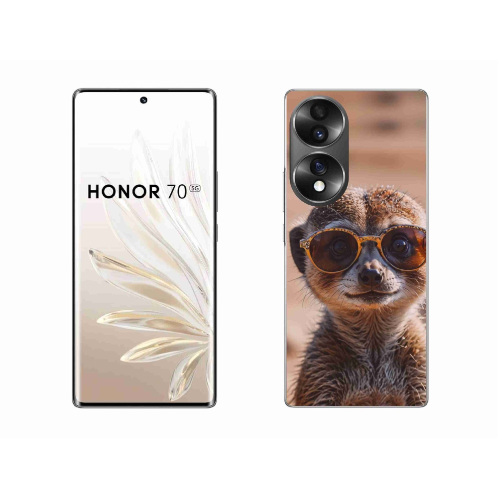 Gélový kryt mmCase na Honor 70 - štýlová surikata