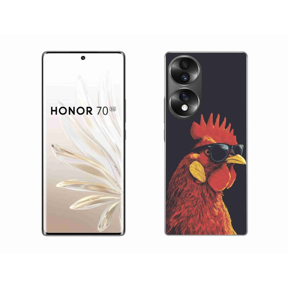 Gélový kryt mmCase na Honor 70 - štýlový kohút