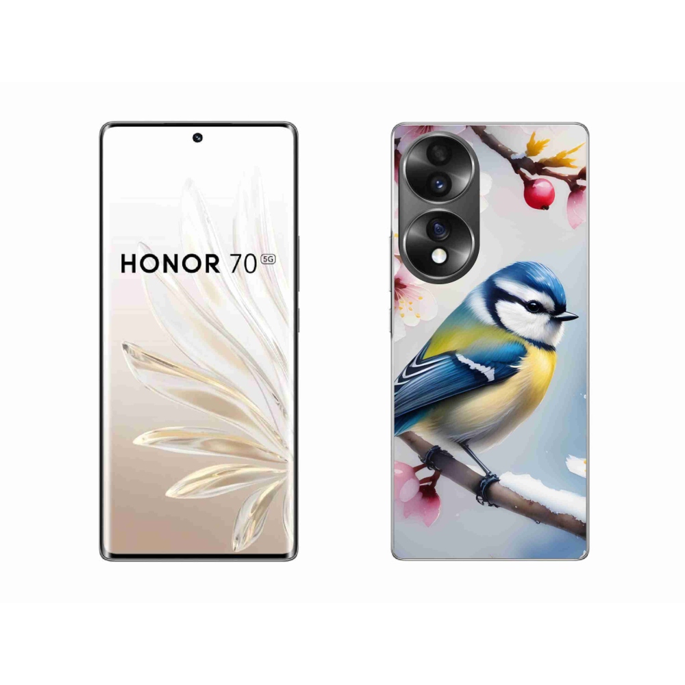 Gélový kryt mmCase na Honor 70 - sýkorka