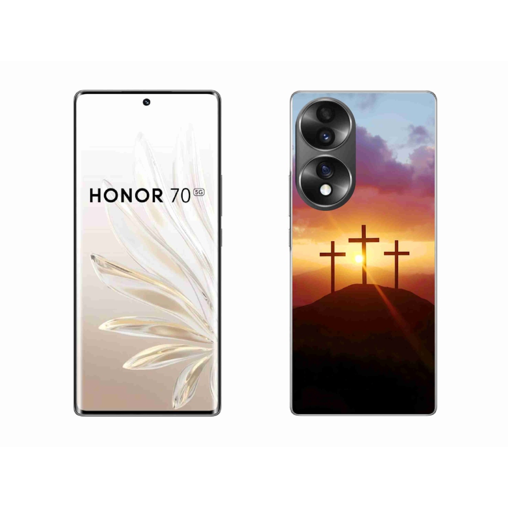Gélový kryt mmCase na Honor 70 - tri kríža