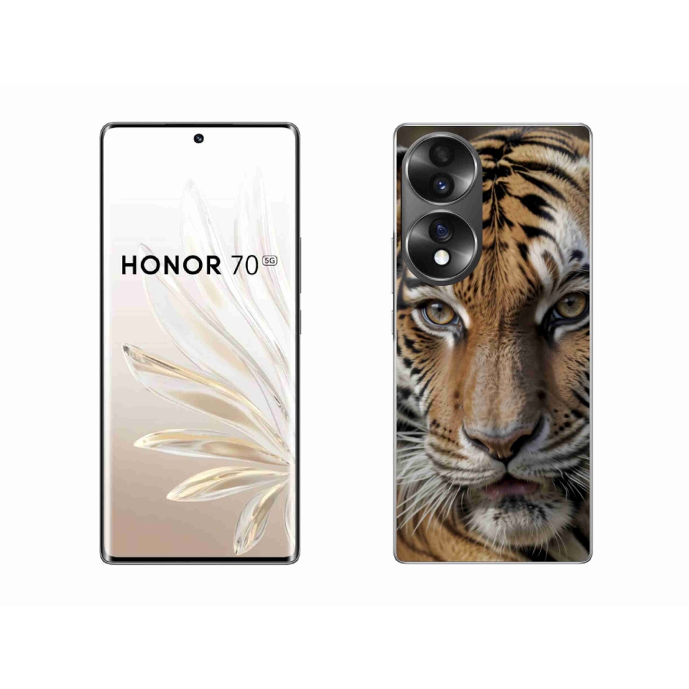 Gélový kryt mmCase na Honor 70 - tigrie pohľad