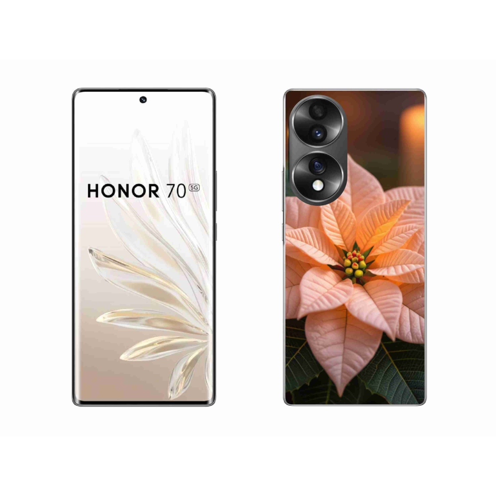 Gélový kryt mmCase na Honor 70 - vianočná hviezda