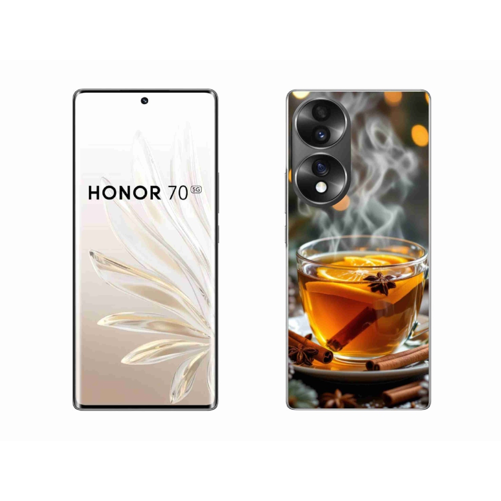 Gélový kryt mmCase na Honor 70 - vianočný punč