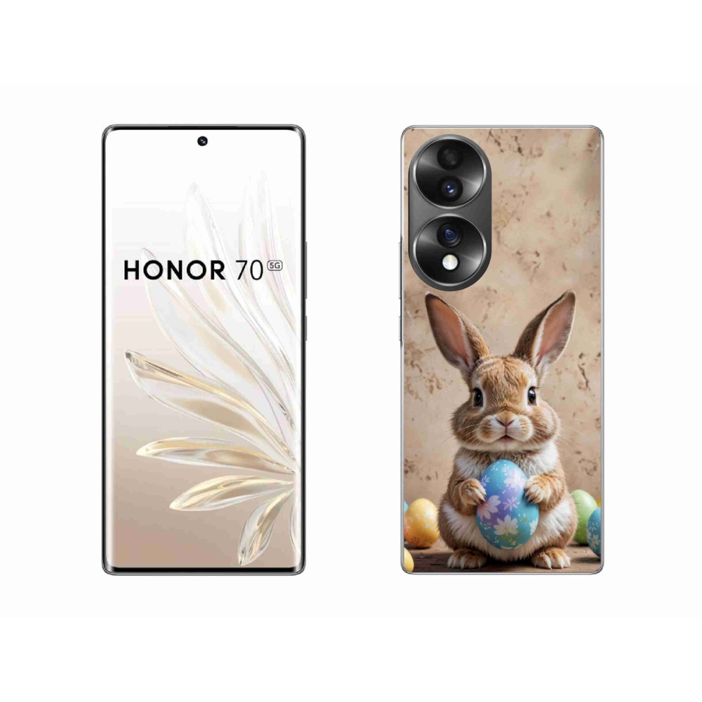 Gélový kryt mmCase na Honor 70 - veľkonočný zajačik