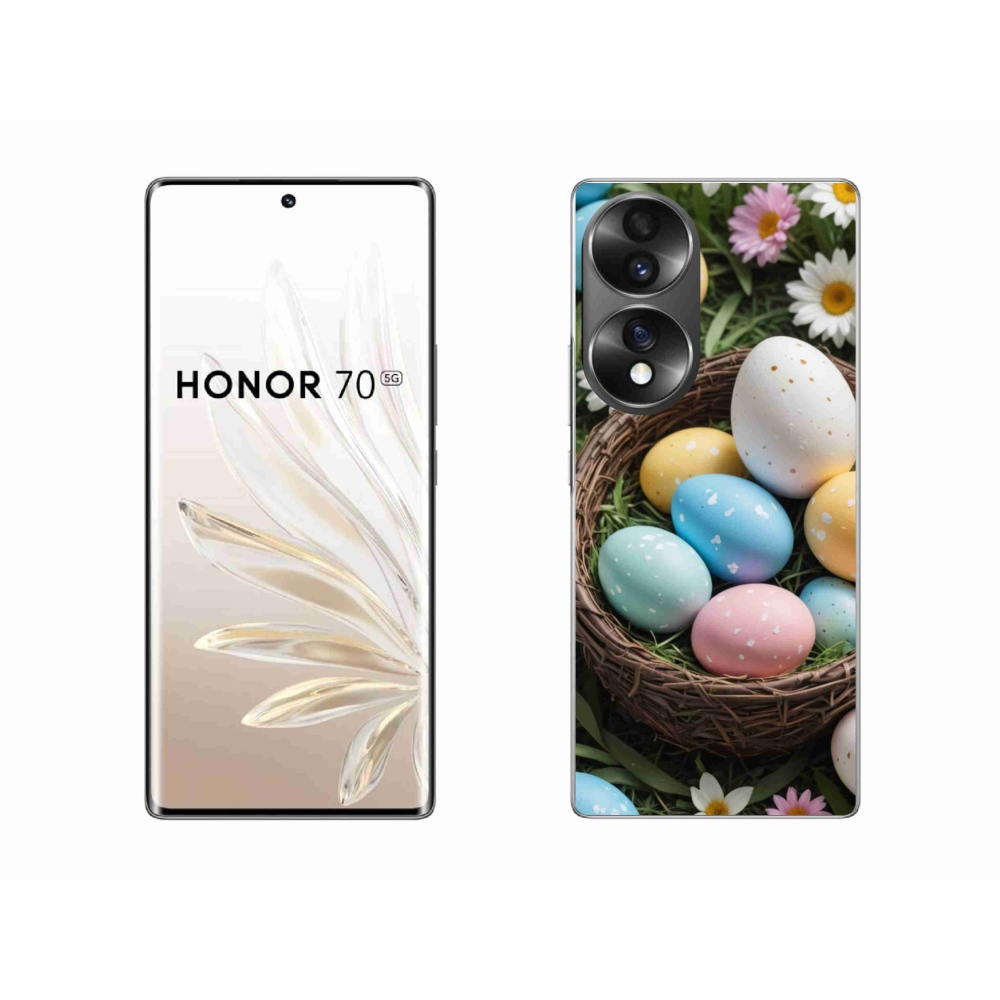 Gélový kryt mmCase na Honor 70 - veľkonočné vajíčka 2