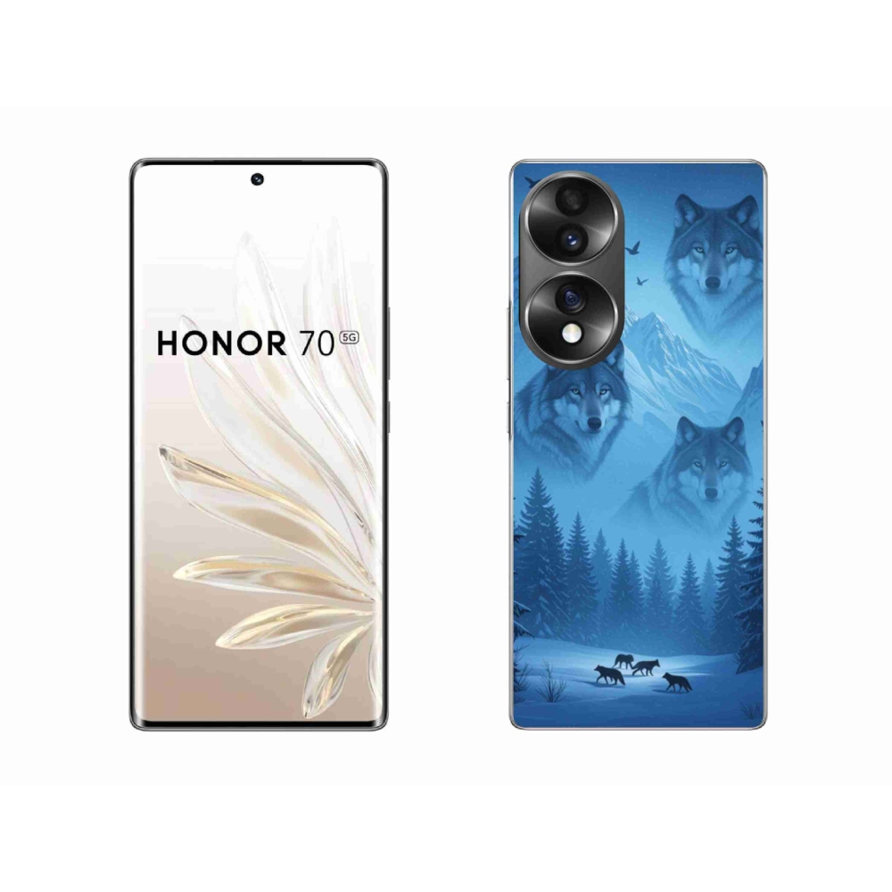 Gélový kryt mmCase na Honor 70 - vlčia svorka