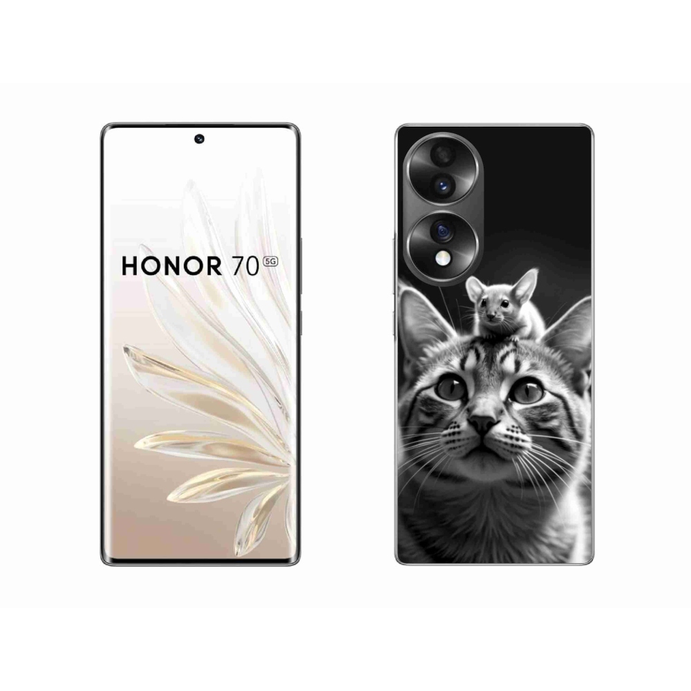 Gélový kryt mmCase na Honor 70 - zvieracie priateľstvo 2
