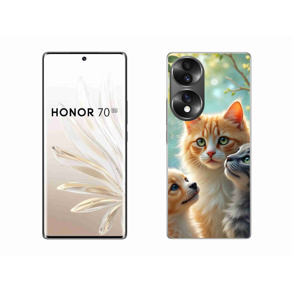 Gélový kryt mmCase na Honor 70 - zvieracie priateľstvo 2