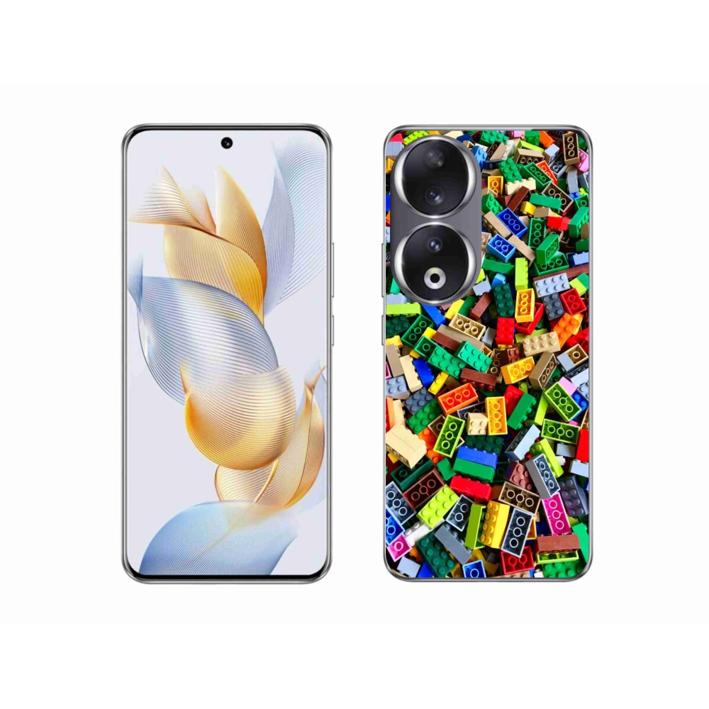 Gélový kryt mmCase na Honor 90 - farebné stavebné kocky