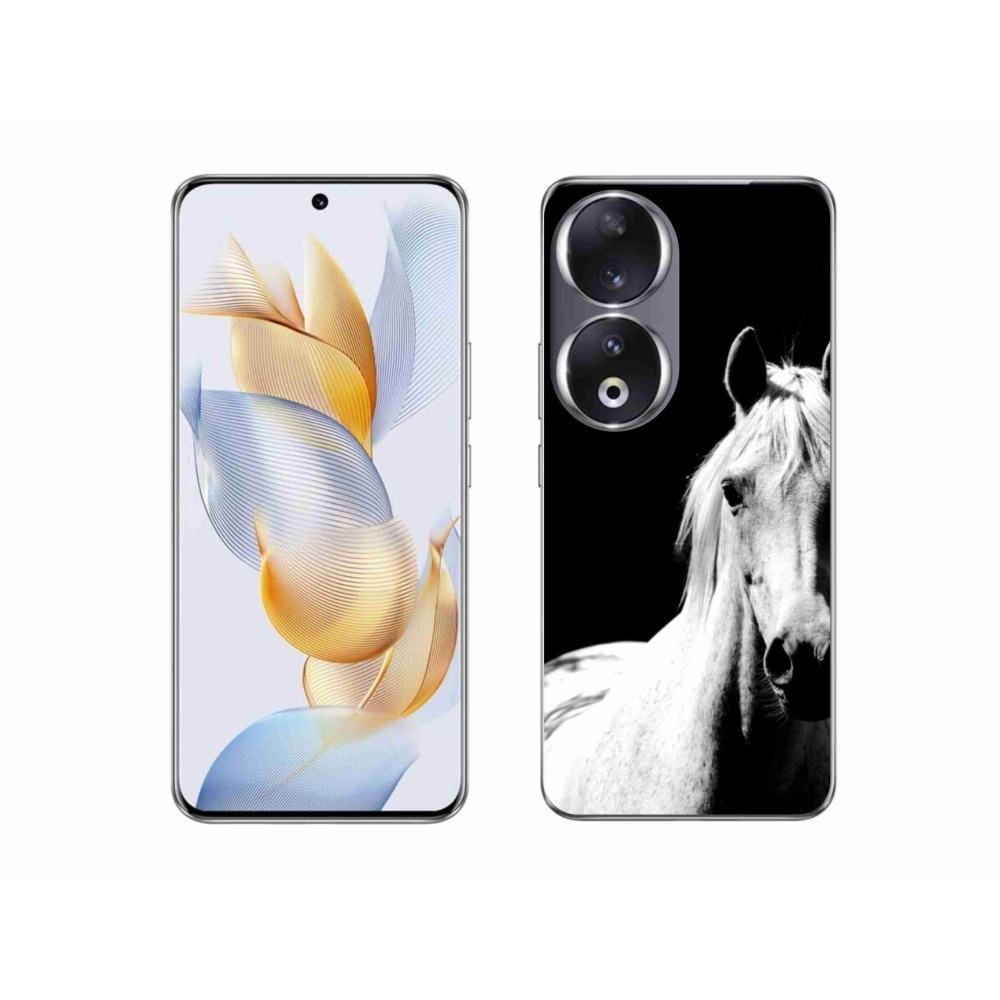 Gélový kryt mmCase na Honor 90 - biely kôň 5