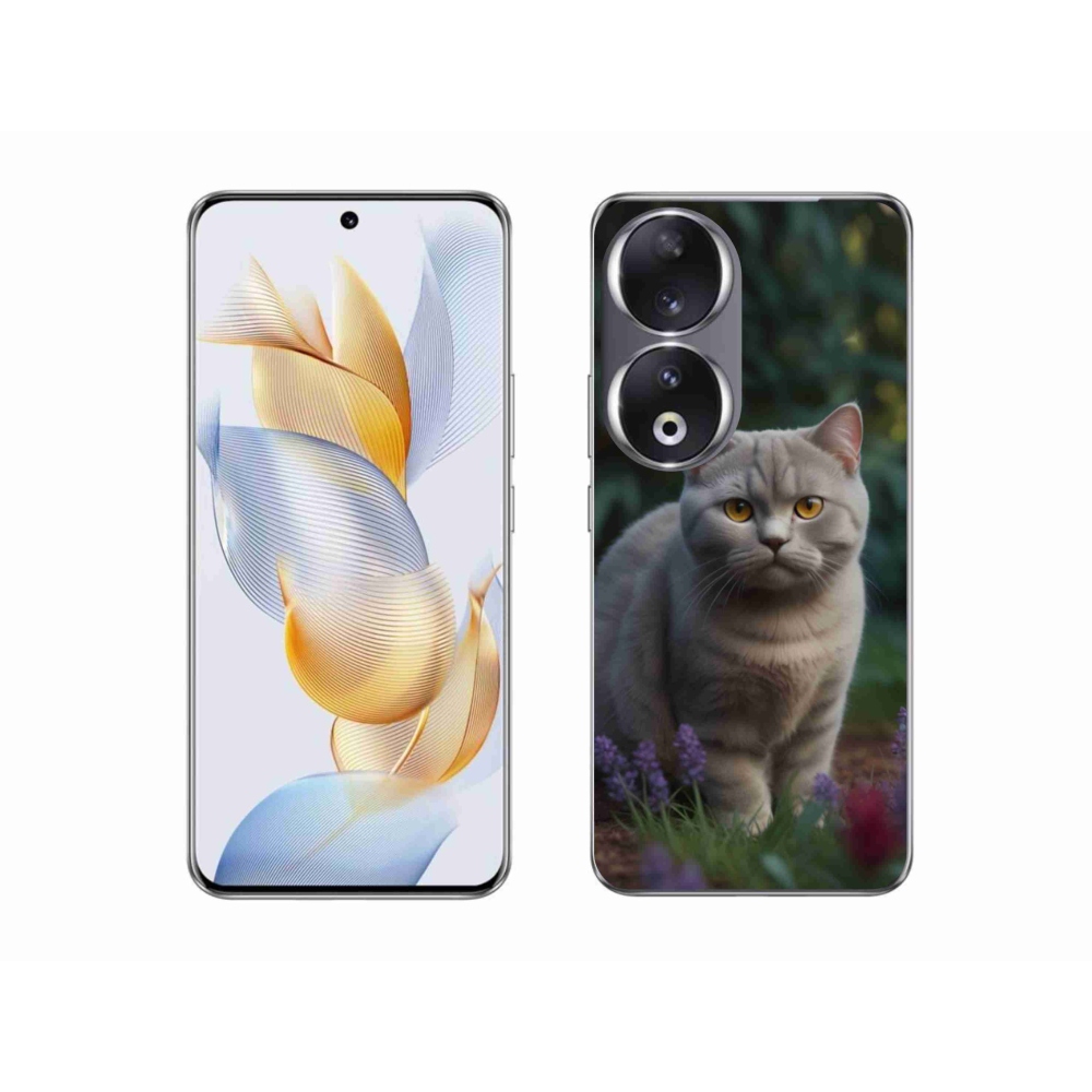 Gélový kryt mmCase na Honor 90 - britská mačka