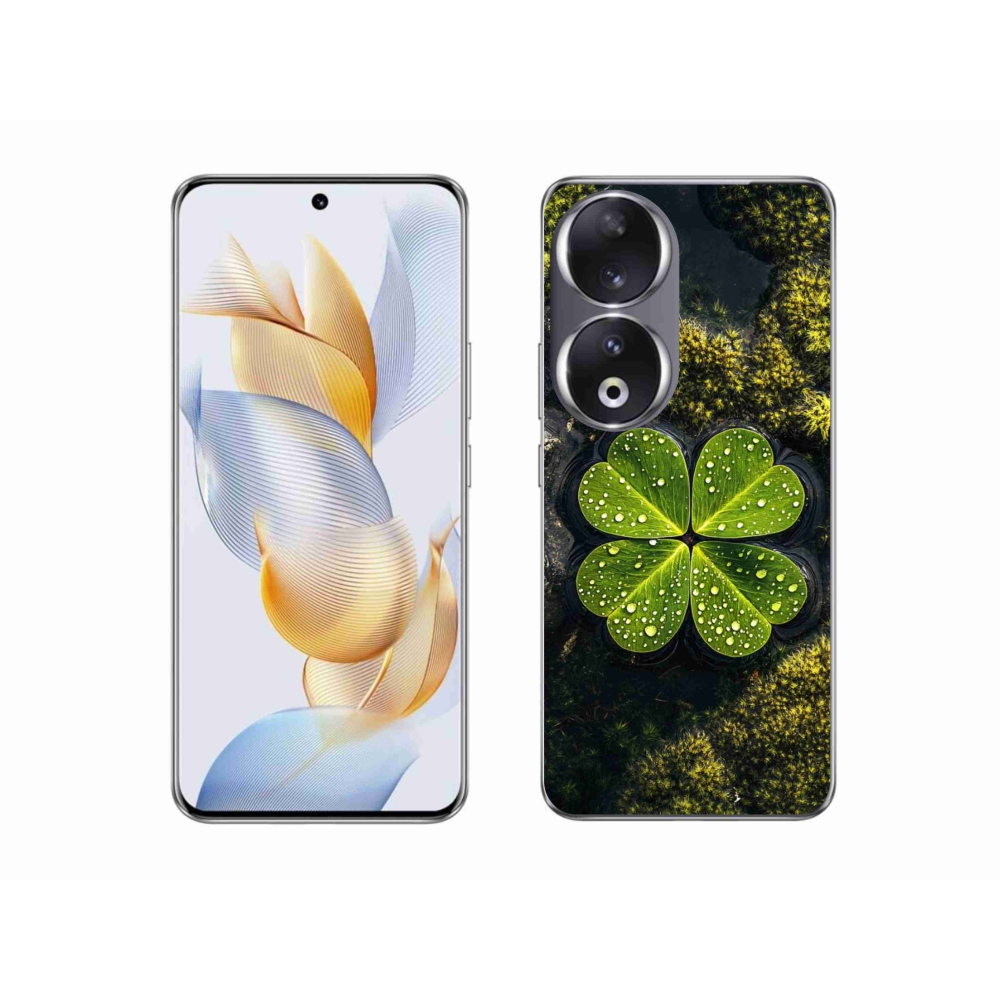 Gélový kryt mmCase na Honor 90 - štvorlístok