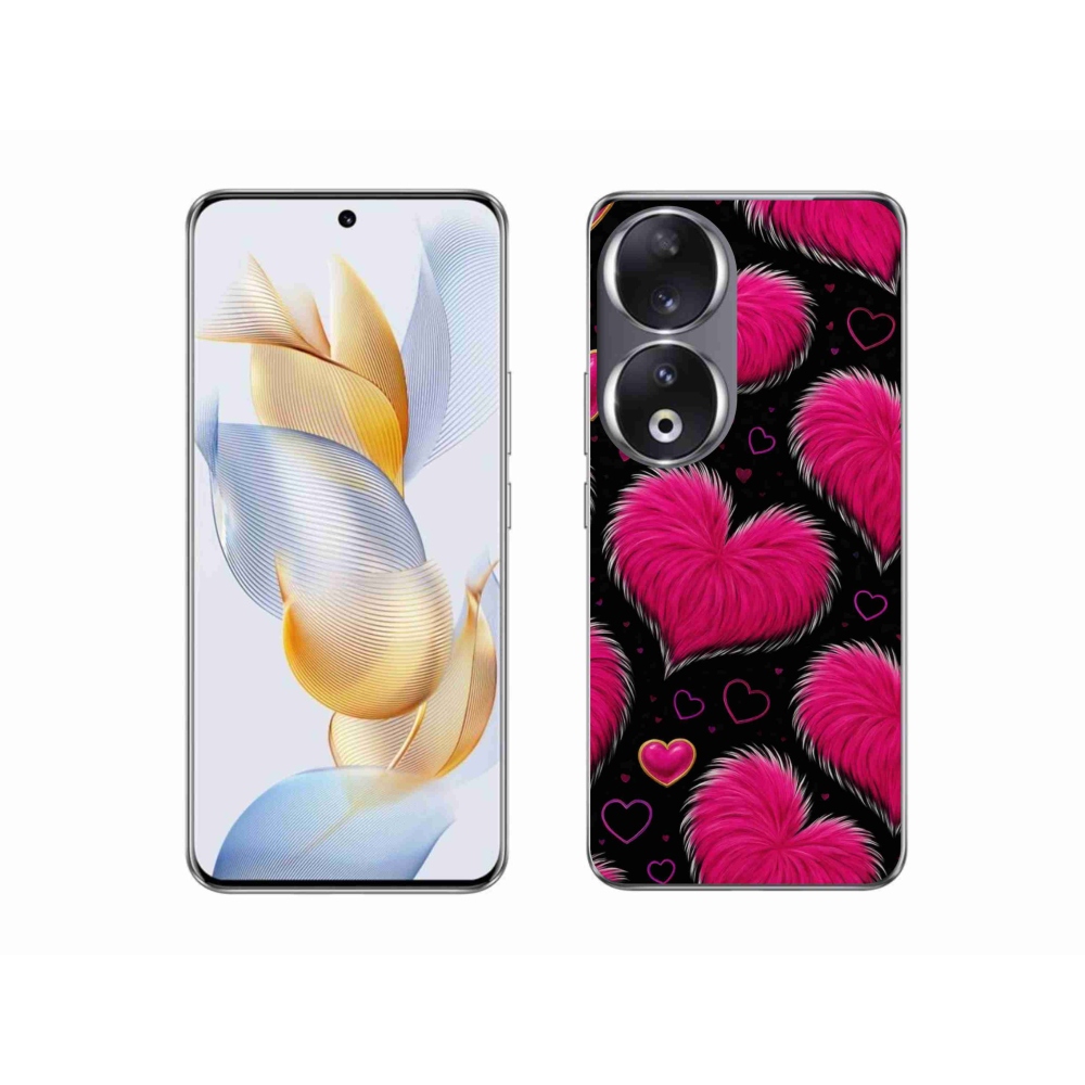 Gélový kryt mmCase na Honor 90 - hebké srdce