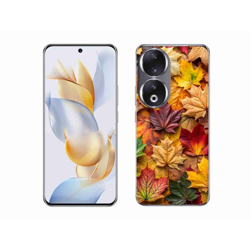 Gélový kryt mmCase na Honor 90 - javorové listy 2