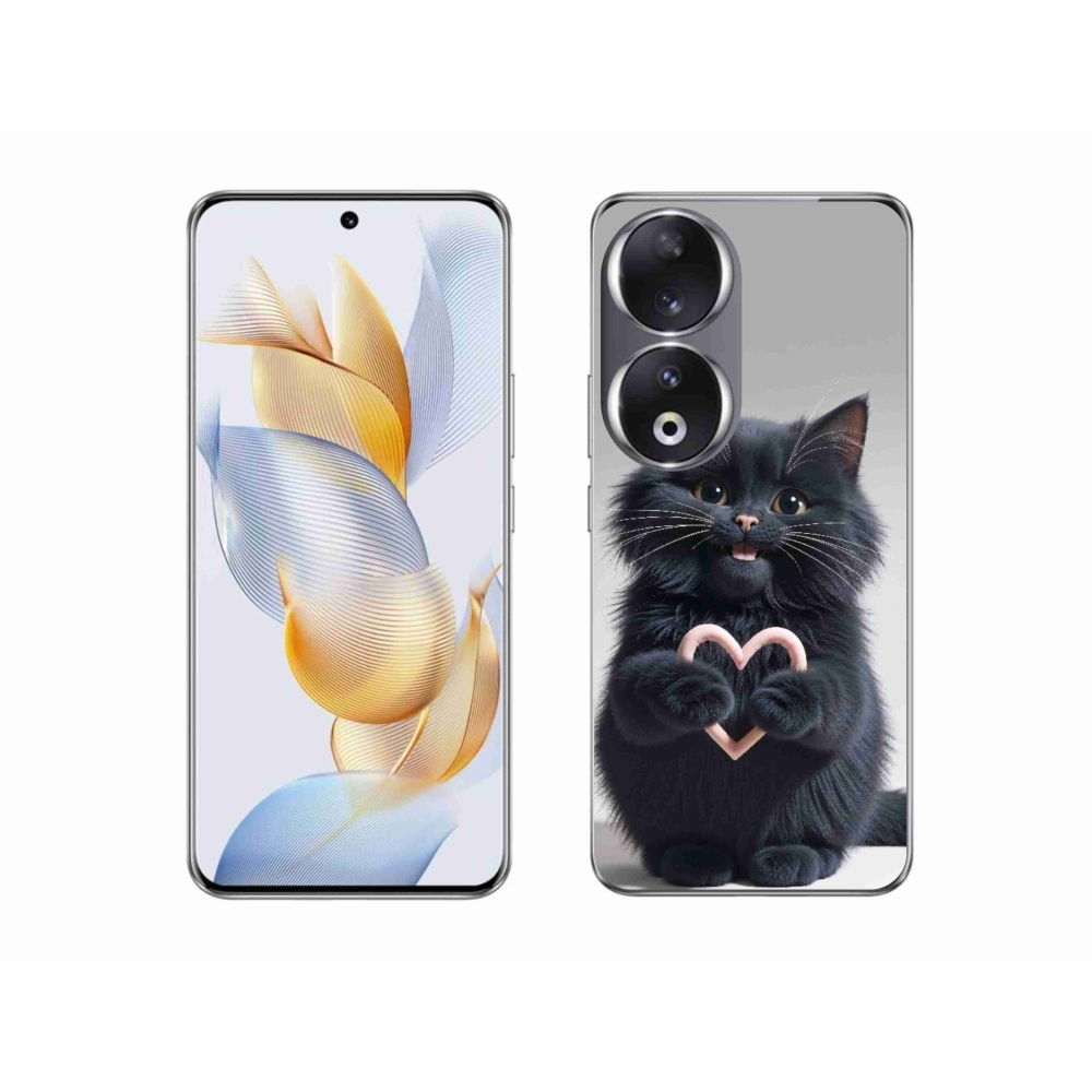 Gélový kryt mmCase na Honor 90 - mačacia láska 3