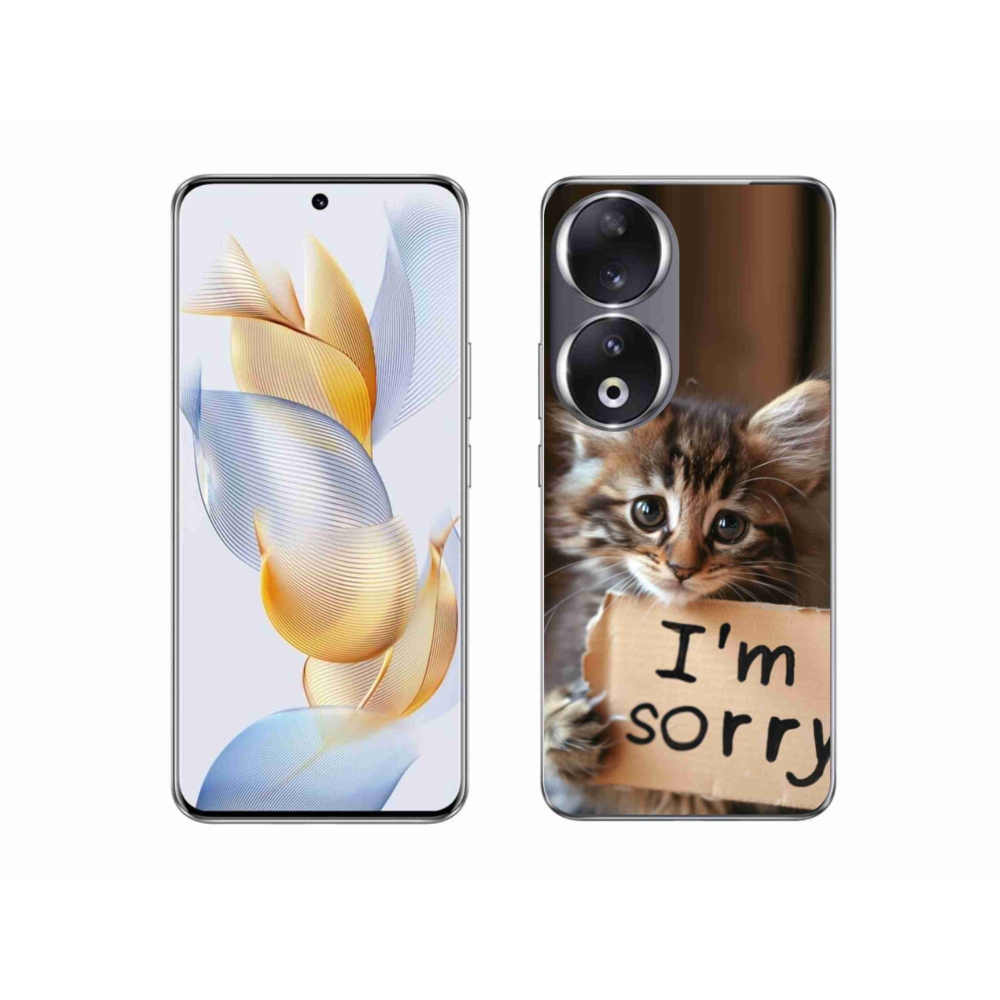 Gélový kryt mmCase na Honor 90 - mačacie ospravedlnenie