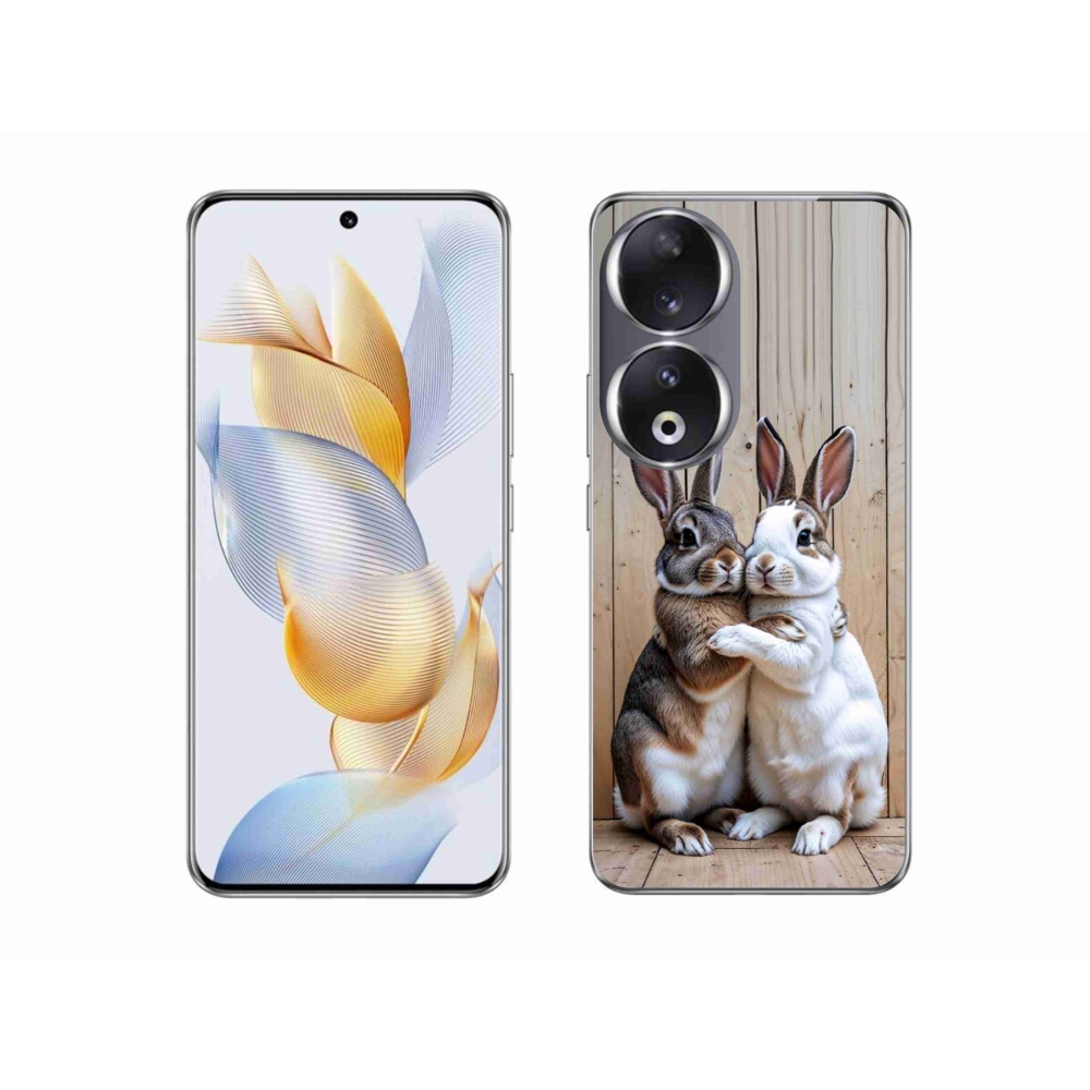 Gélový kryt mmCase na Honor 90 - králičie pár