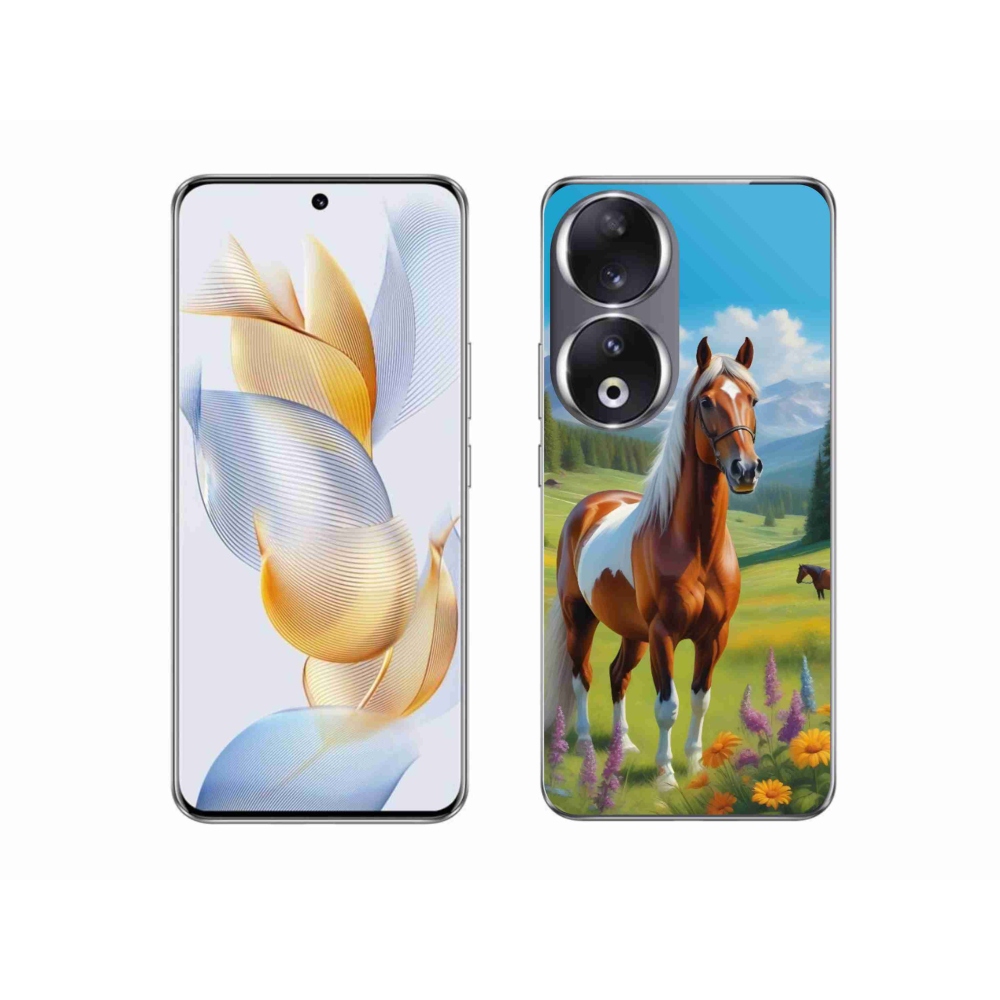 Gélový kryt mmCase na Honor 90 - kôň na lúke