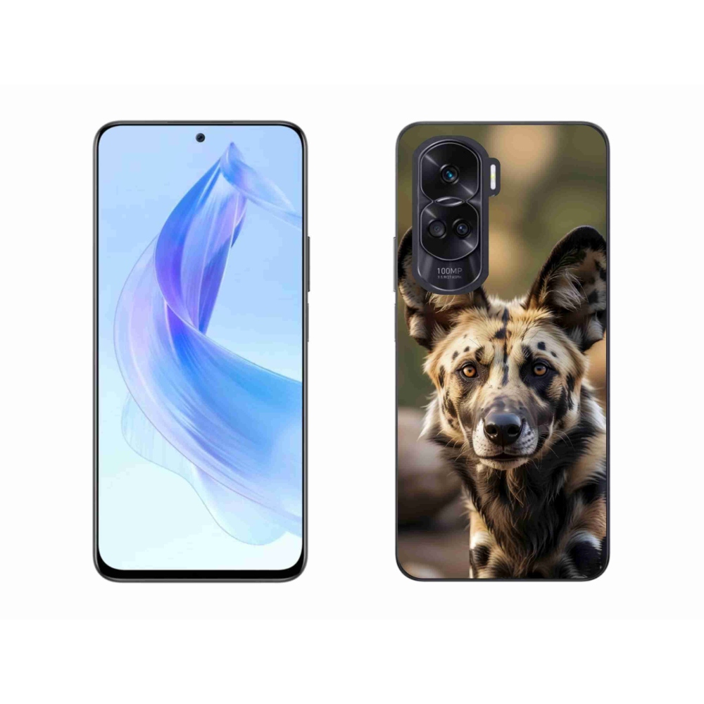 Gélový kryt mmCase na Honor 90 Lite - africký divoký pes