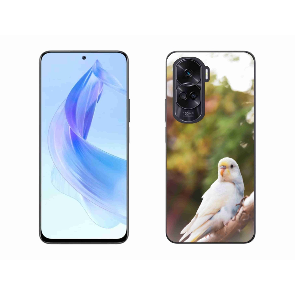 Gélový kryt mmCase na Honor 90 Lite - andulka biela