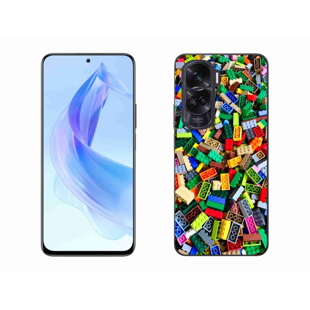 Gélový kryt mmCase na Honor 90 Lite - farebné stavebné kocky