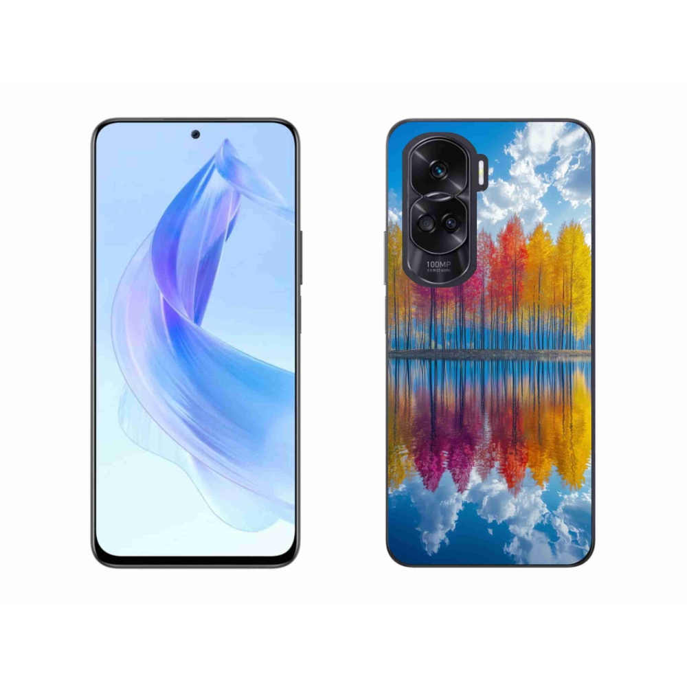 Gélový kryt mmCase na Honor 90 Lite - farebné stromy