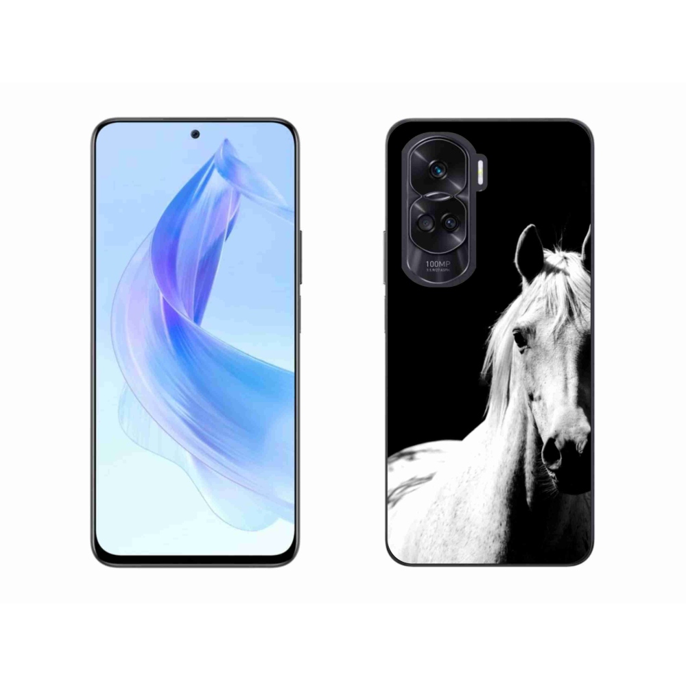Gélový kryt mmCase na Honor 90 Lite - biely kôň 5