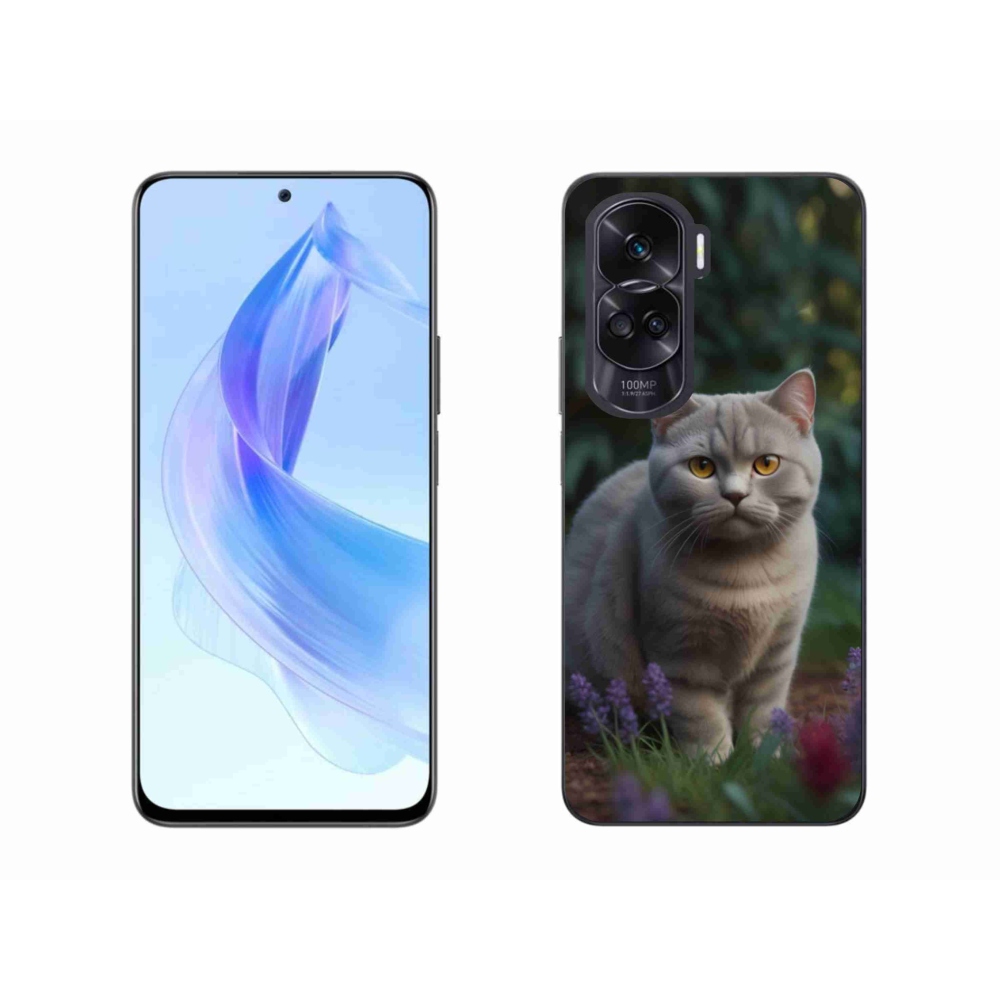 Gélový kryt mmCase na Honor 90 Lite - britská mačka